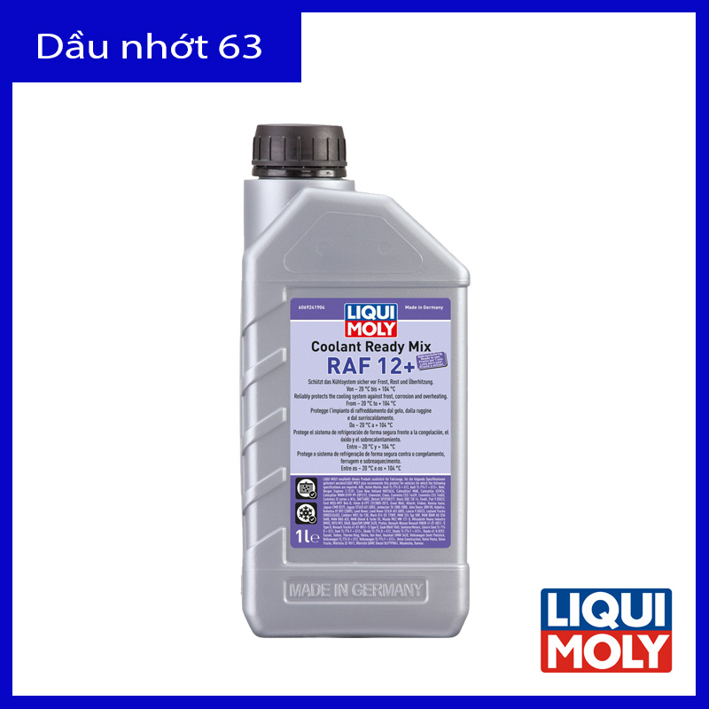 Dung dịch nước mát pha sẵn liqui moly coolant ready mix raf-12 plus 1l