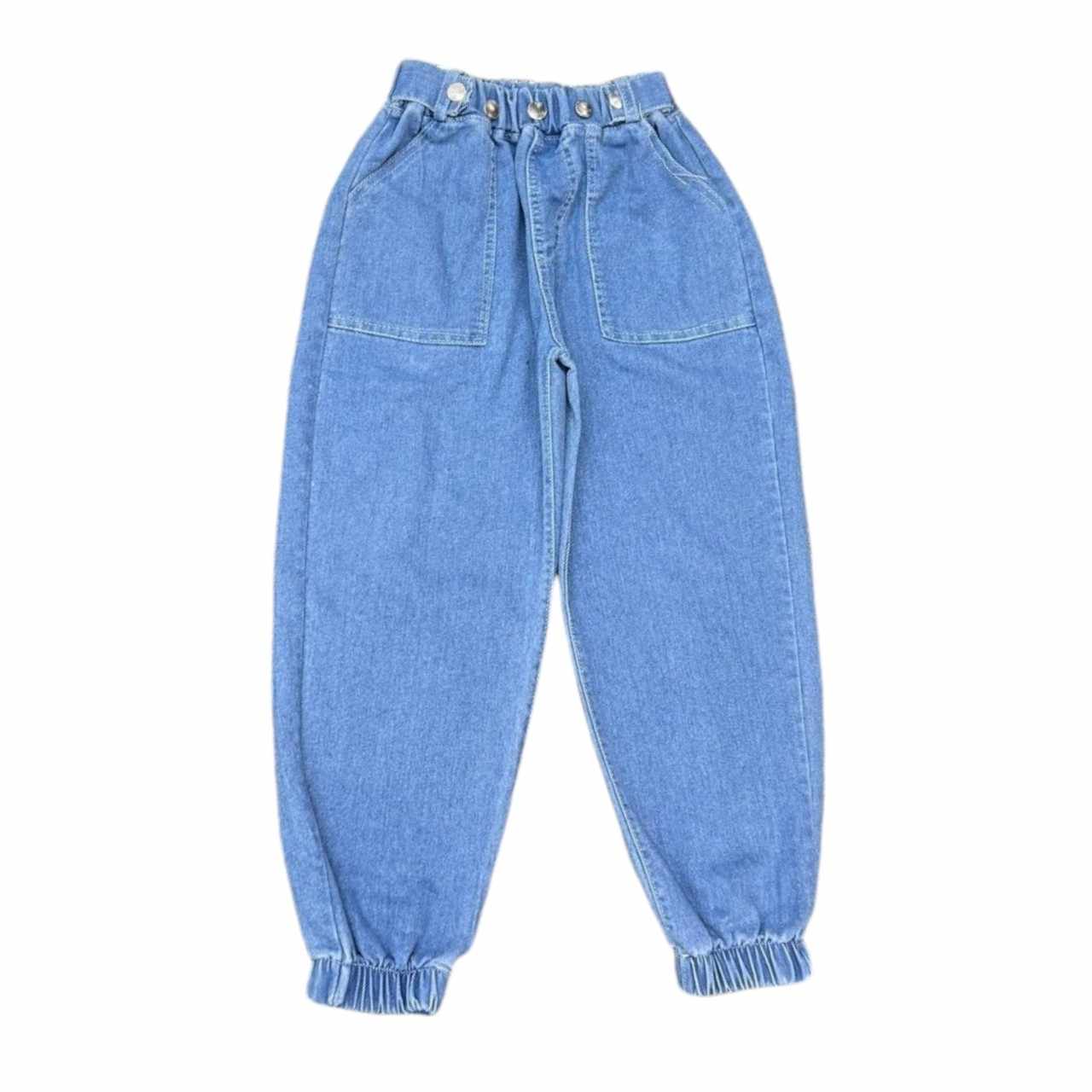 Size 23-45 kg Quần bò/jean bé gái ống bo