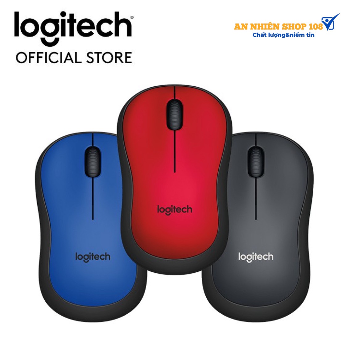 Chuột không dây logitech m221 silent