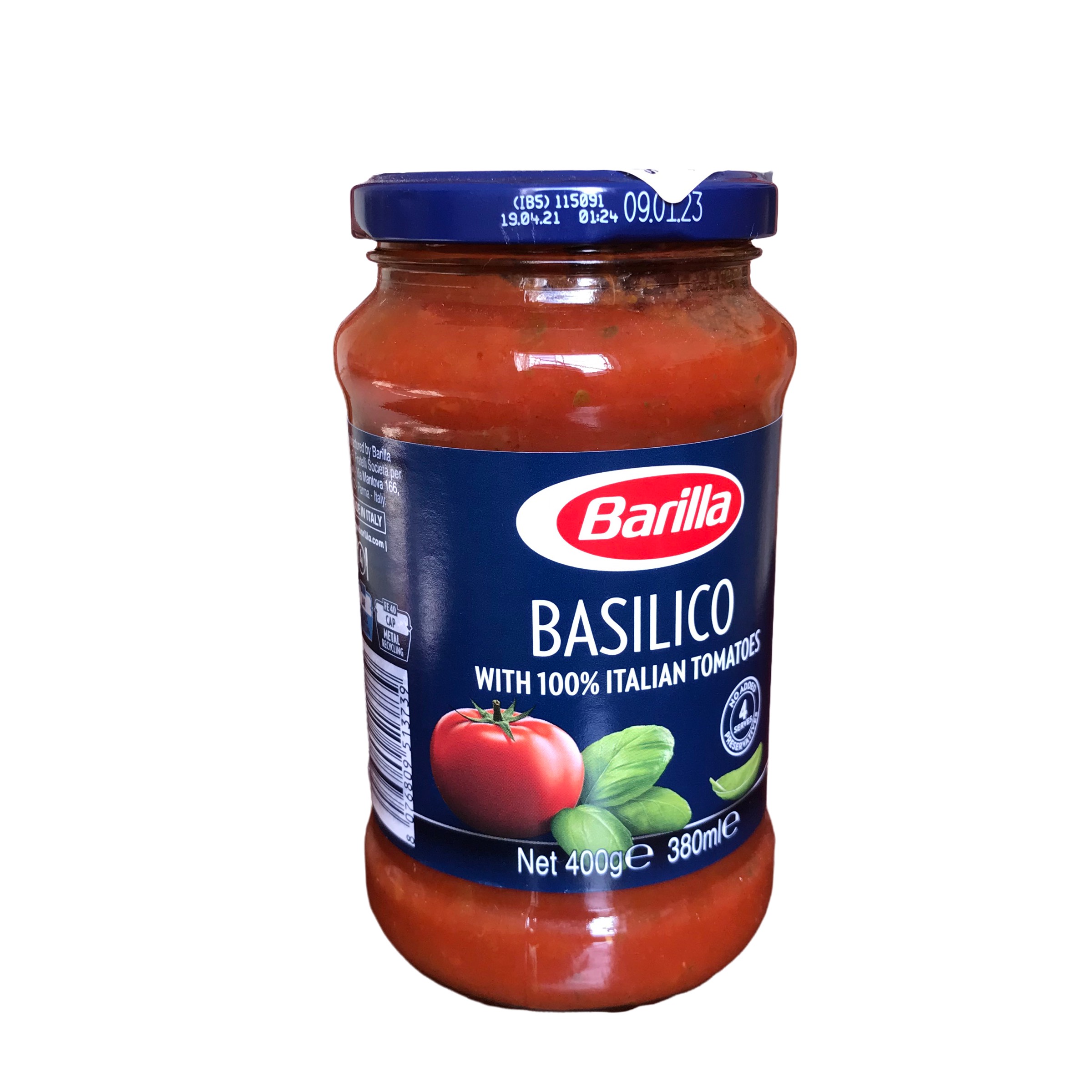 Sốt Barilla Basilico 400g