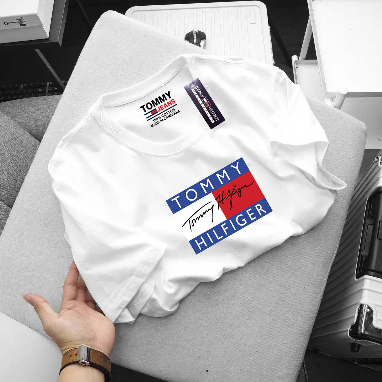 HOÀN TIỀN 15% - Áo Thun Tôm Mỳ Unisex From Rộng Cotton - Chất Lượng - Giá Rẻ