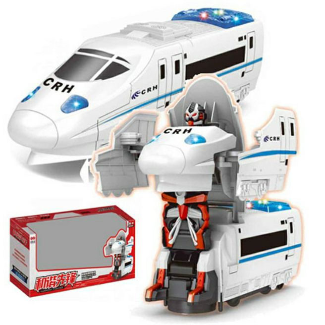 Đồ chơi tầu điện biến hình thành Robot