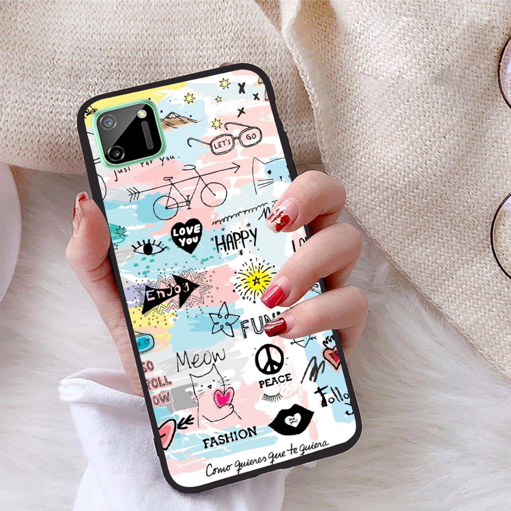 [HCM]Ốp lưng Realme C11 viền dẻo TPU BST Phong cách tự do