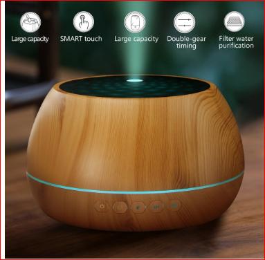 Máy xông tinh dầu phun sương tích hợp loa bluetooth nghe nhạc cực hay