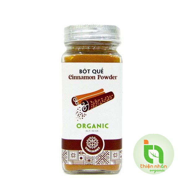 Bột quế hữu cơ Vinasamex 40g - Vinasamex Organic Cinnamon Powder 40g