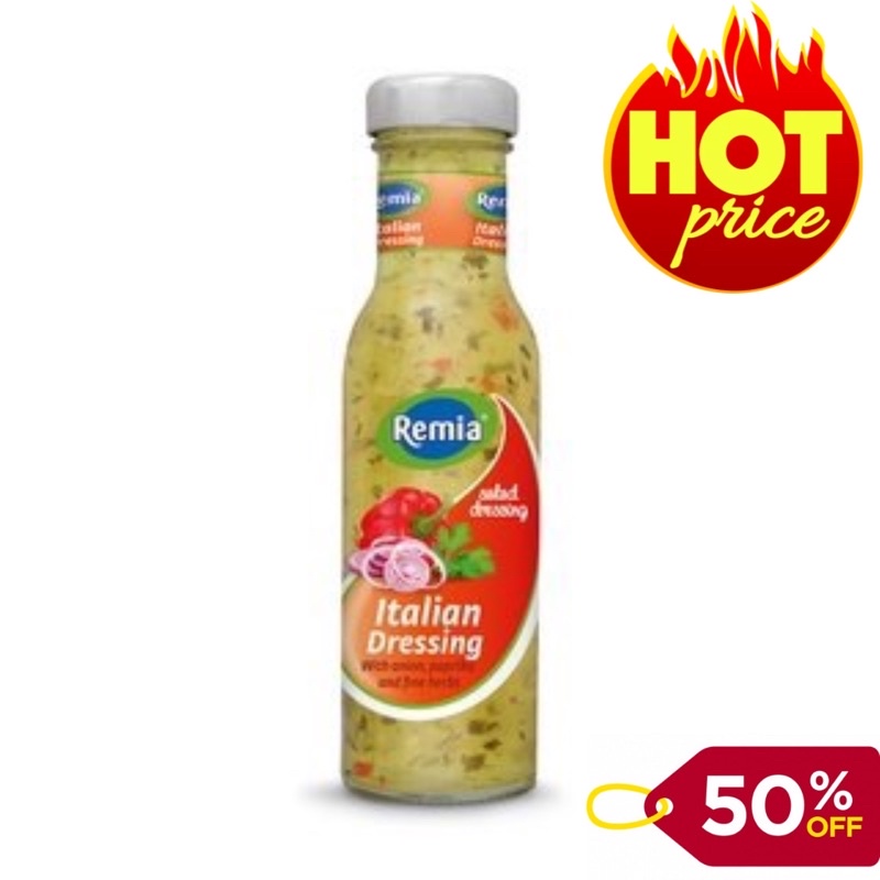 Sốt trộn Salad ăn kiêng eat clean Remia Italian Dressing - 250ml