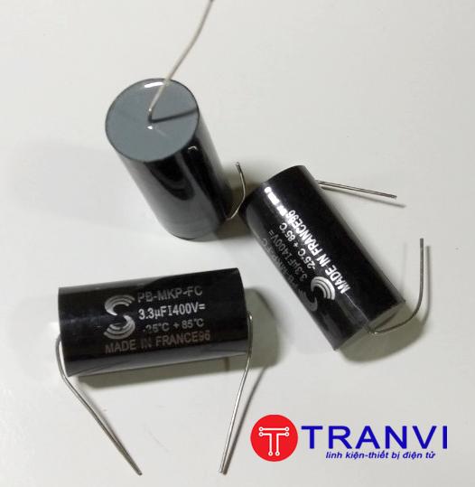 TỤ PHÂN TẦN LOA TREBLE 2,2MF 400V-BỘ 2 CÁI