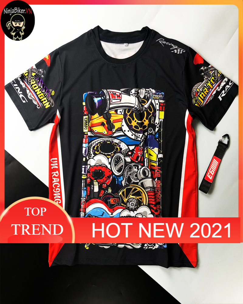 Áo Thun Xe Đua Racing Boy Việt Nam Chibi 3D Cực Thoáng Mát Vải Tốt - BẢO HÀNH TRỌN ĐỜI [ FREE SHIP ]