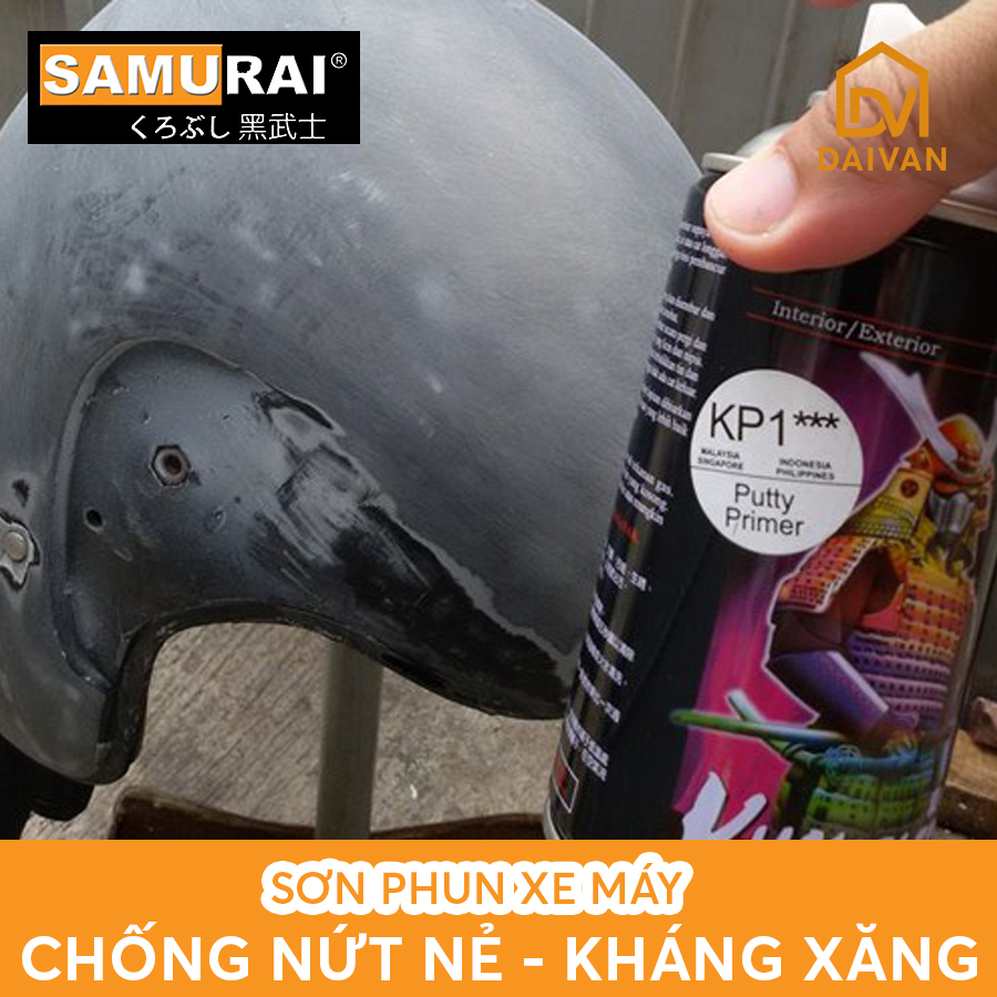 Chai sơn Samurai KP1*** sơn lót lấp vết trầy xước