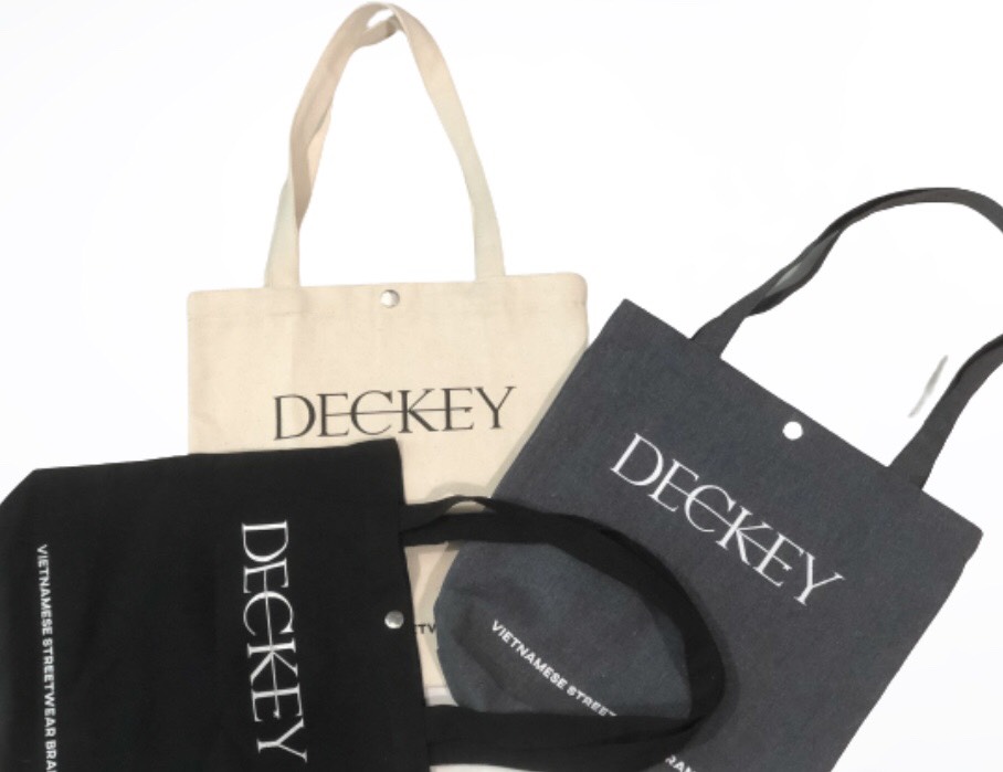 Túi vải tote local brand deckey phong cách năng động