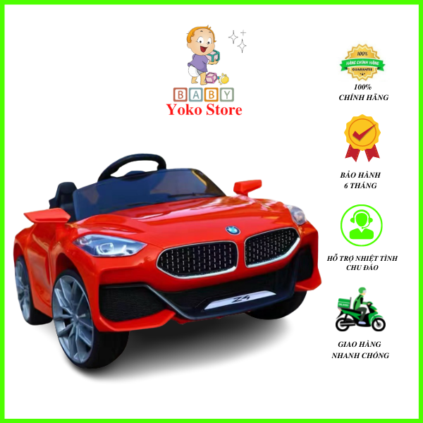 Xe ô tô Điện Trẻ Em BMW Yoko 906 , xe hơi điện cho bé có điều khiển từ xa và tự lái