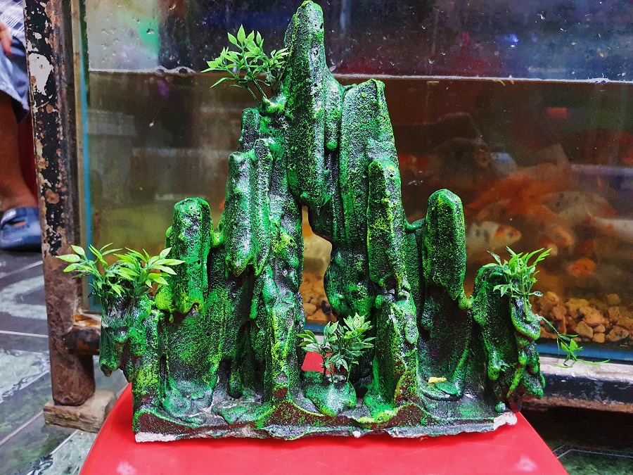 THÁC TRANG TRÍ HỒ CÁ NON BỘ 22X4X22CM