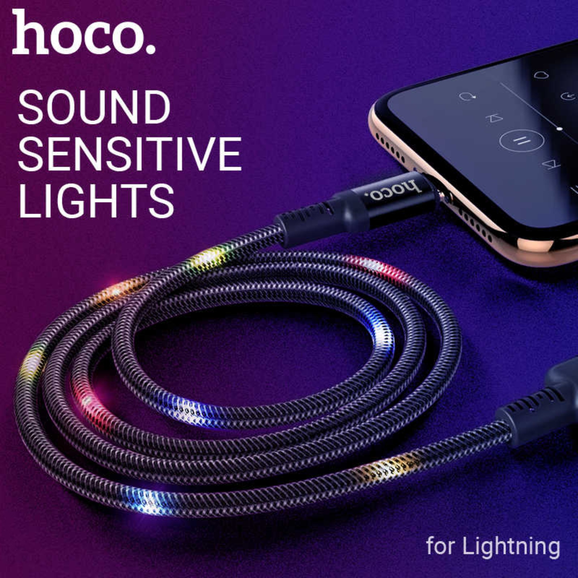 Cáp sạc nhanh Lightning Hoco U63 cho iPhone/iPad