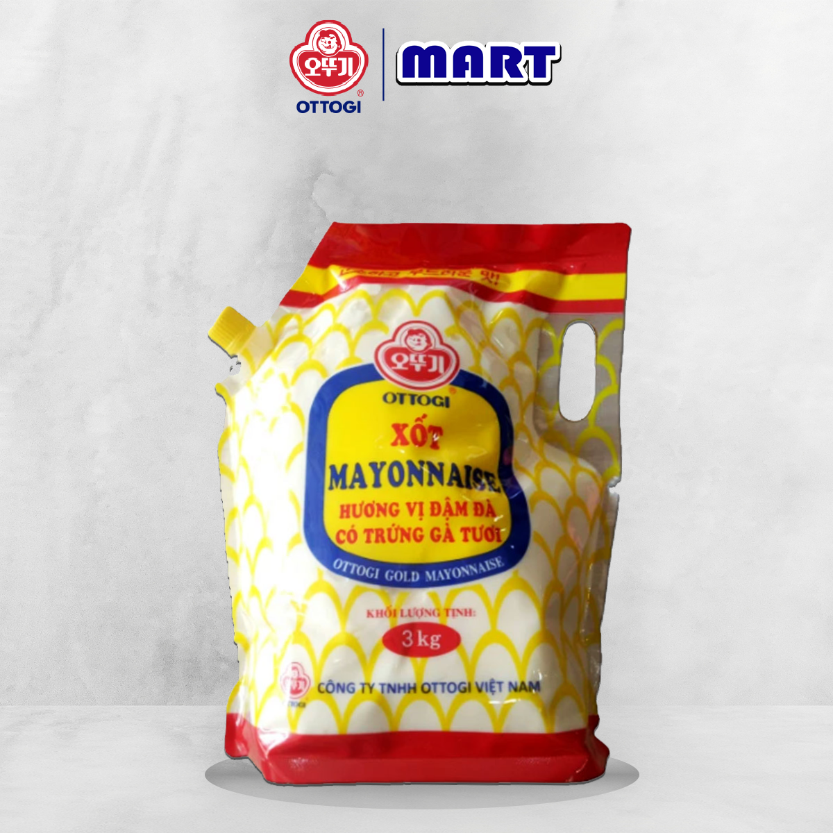 - Xốt mayonnaise Ottogi 3KG