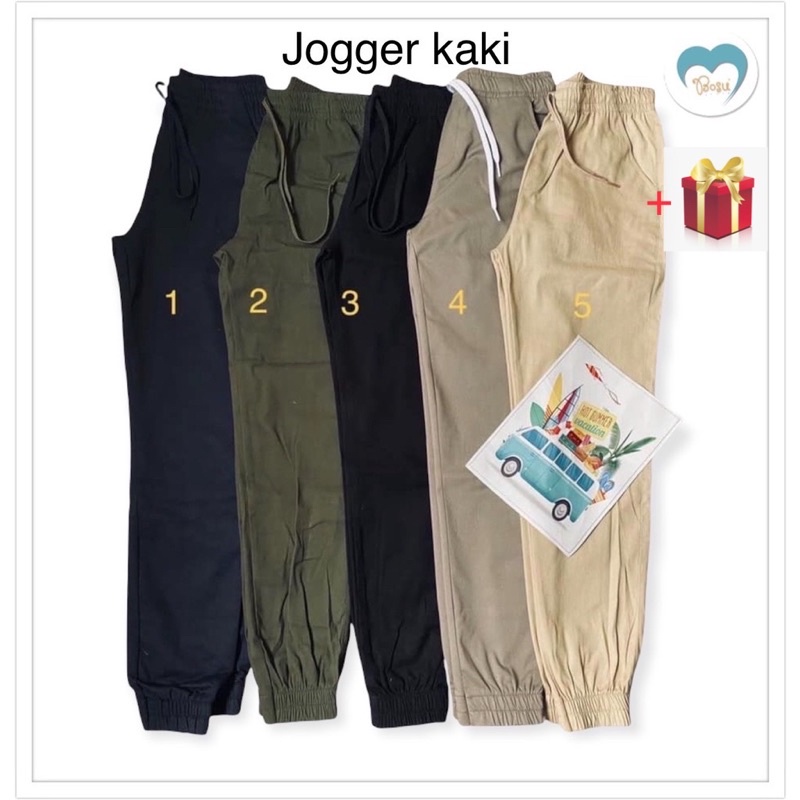 Quần jogger kaki nam nữ big size