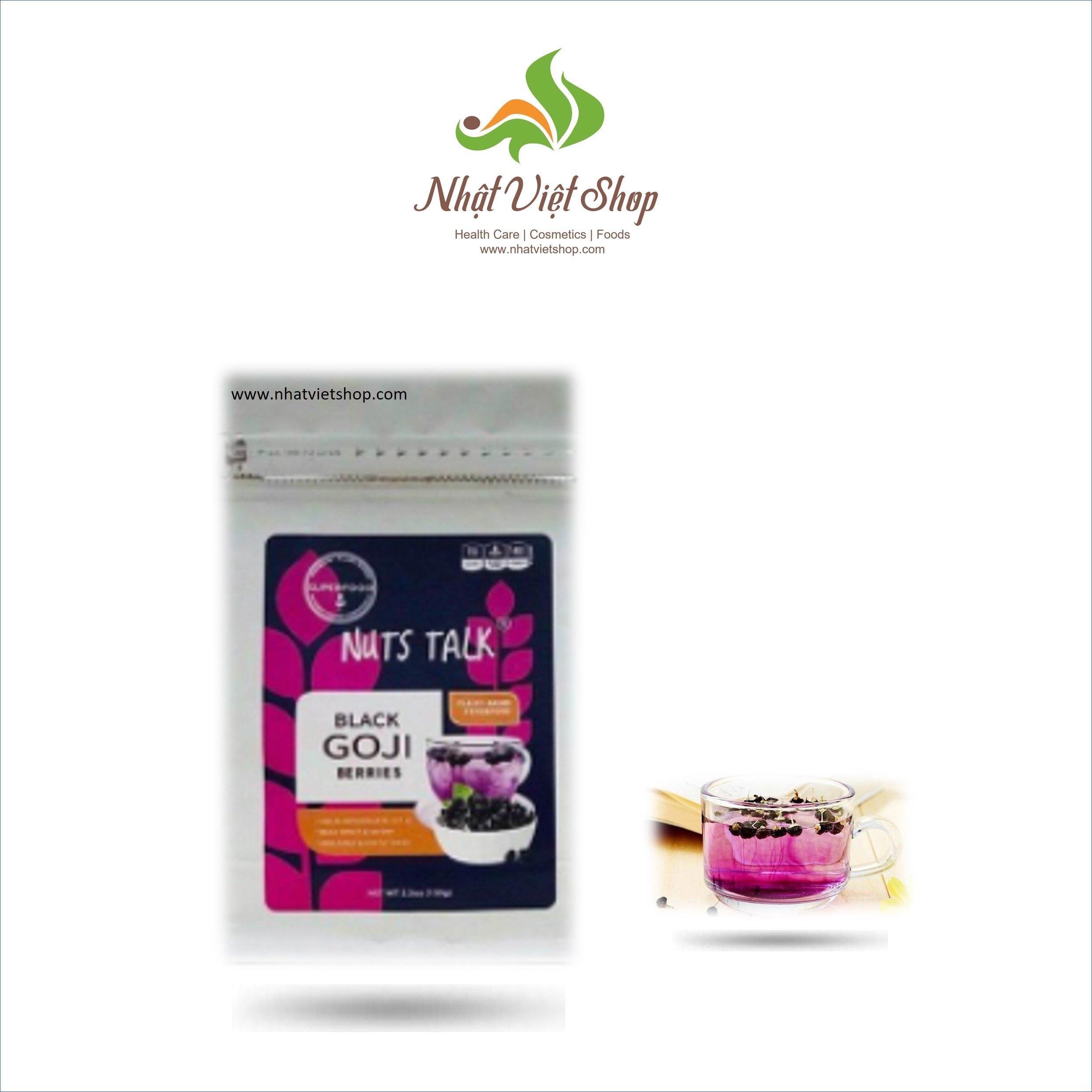 Hắc kỷ tử đen tây tạng - black goji berries 150g