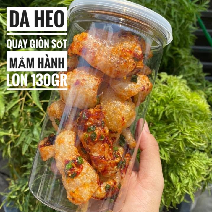 Da heo quay giòn sốt mắm hành - lon 130gr