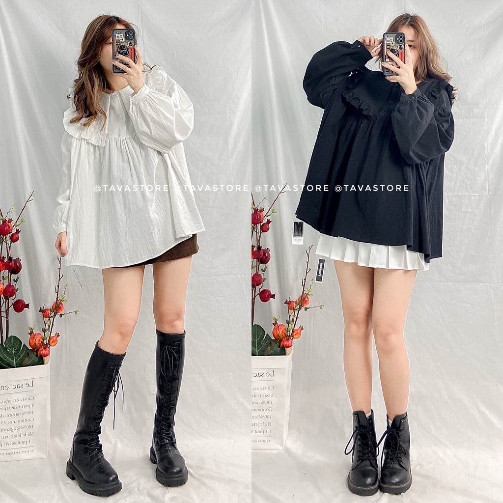 Áo sơmi cổ bèo 2204