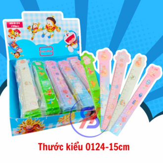 Bó 5 Cây Thước Kiểu 15cm 0214 Dễ Thương - Học Sinh Store