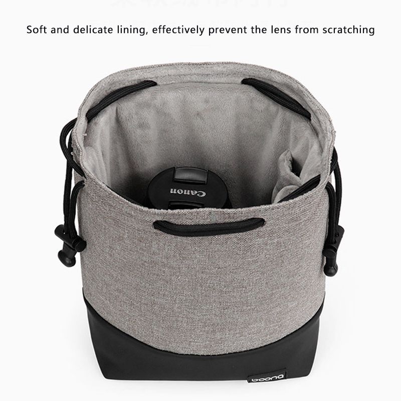 BOONA Drawstring Camera Case, Waterproof Bag for Canon Nikon Sony Fuji 5
