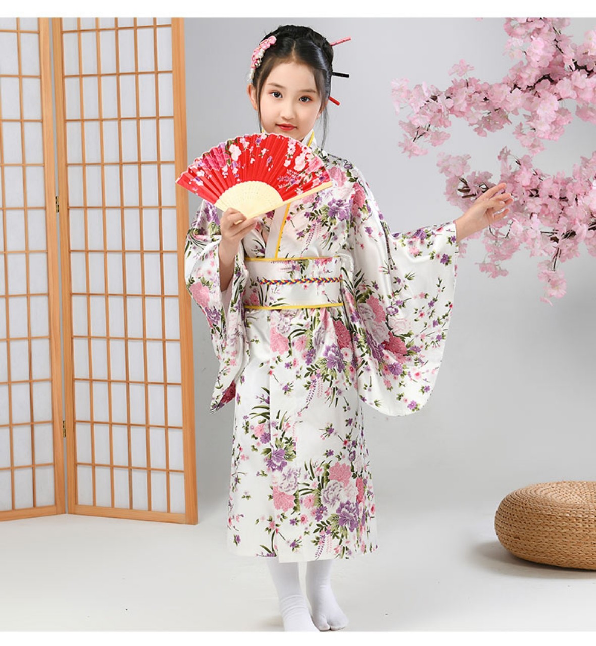 Giảm giá Set áo kimono và váy dài phong cách Nhật Bản  BeeCost