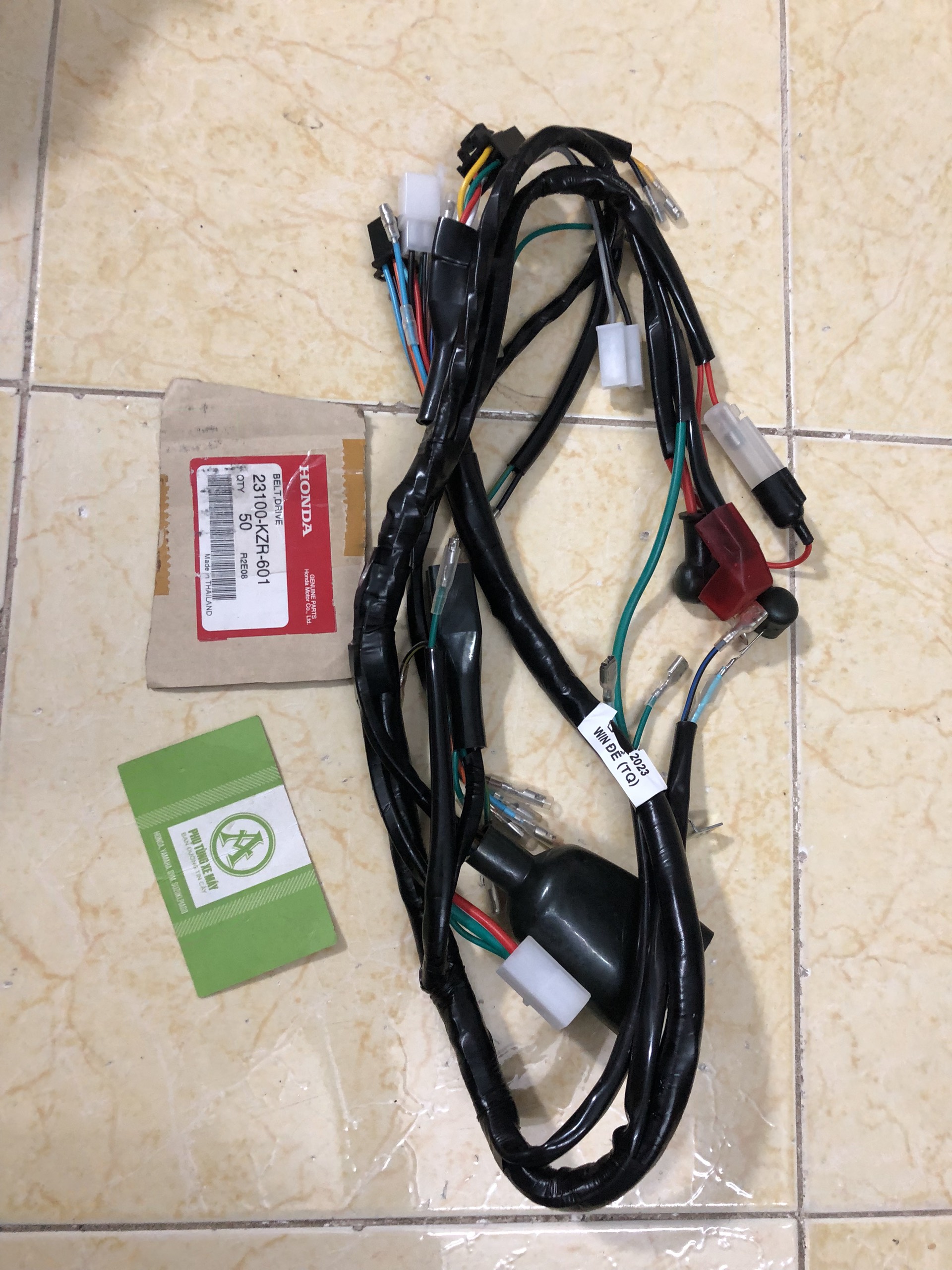 Dây điện sườn xe win 100 có đề