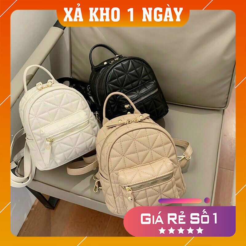 Balo mini [HÀNG HOT 2021]balo mini nữ cute mẫu hot 2021(trắng, đen , da) balo mini cặp nhỏ đi chơi