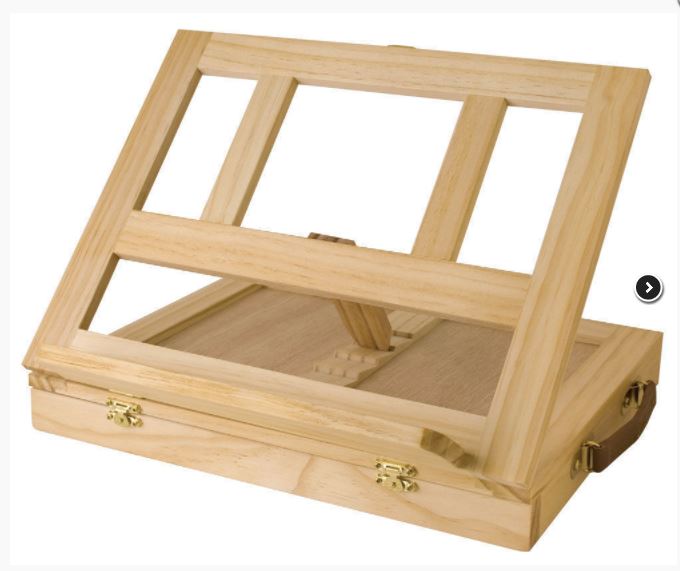 Giá vẽ để bàn có ngăn kéo, mont marte, 33.7.6.5 cm