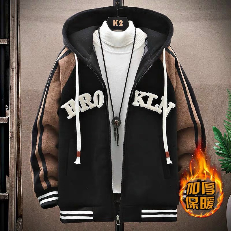 Áo Khoác Hoodie Zip Jacket BRO Dây Kéo Form Rộng Nam Nữ Vải Nỉ Bông Ulzzang - Áo khoác nỉ nam nữ loc