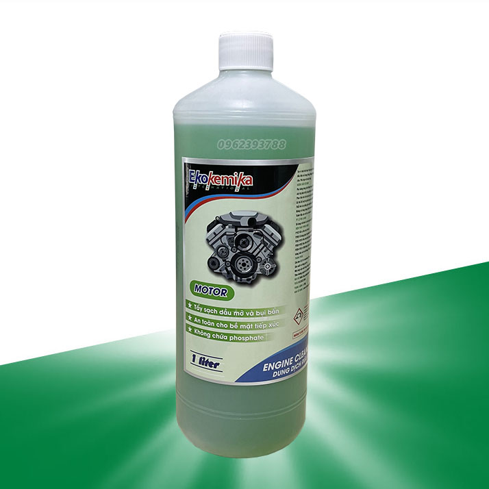 Dung dịch rửa vệ sinh khoang máy động cơ xe ô tô Ekokemika Motor 1 lít
