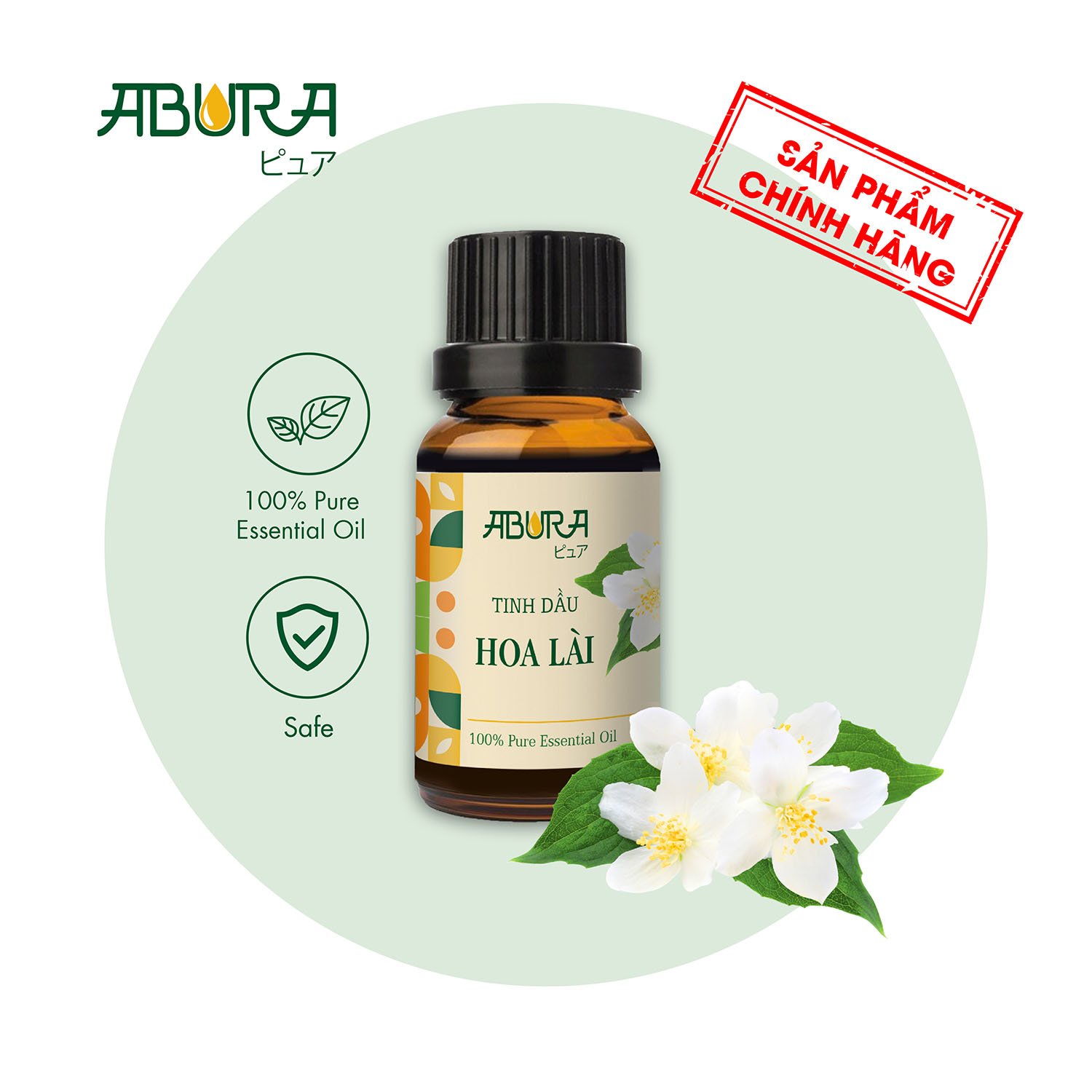 Tinh dầu thơm Hoa Lài jasmine ABURA10ml tinh dầu xông hơi khuếch tán hương Hoa Nhài thơm phòng ngủ ngon