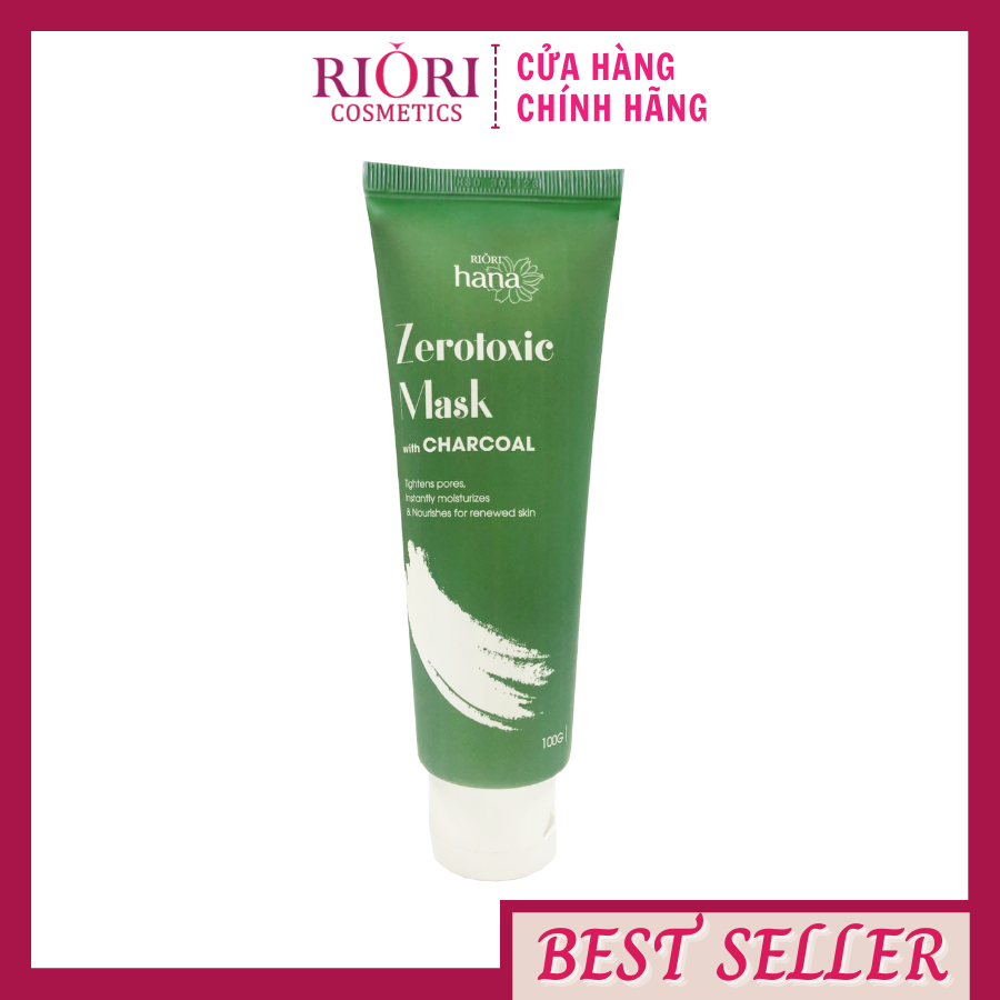 Mặt nạ bùn khoáng thải độc ngừa mụn da riori zero toxic mask 100g