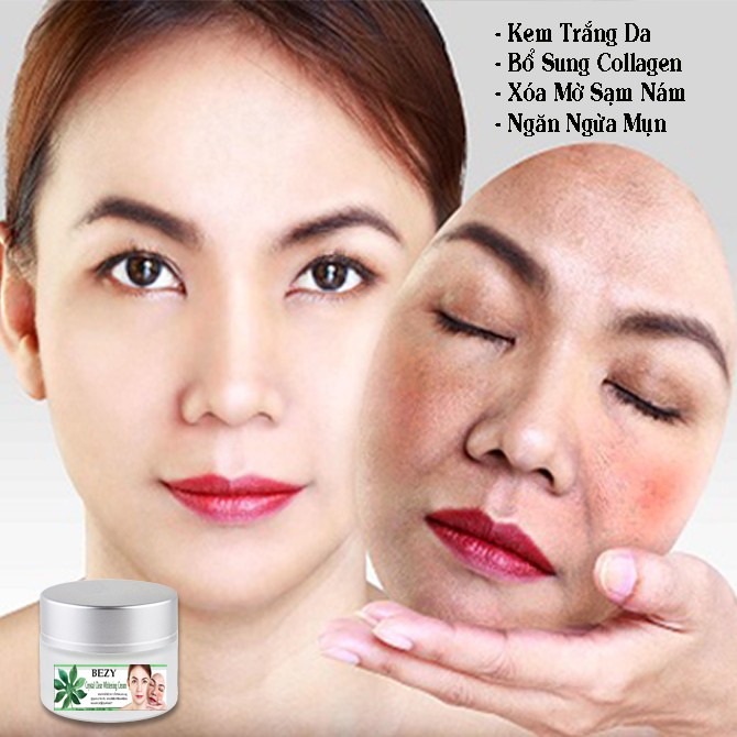 [HCM]Kem COLLAGEN BEZY Dưỡng Trắng Da Xóa Nám Sạm