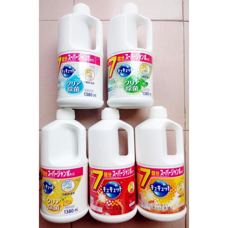 Nước rửa bát Kao 1380ml