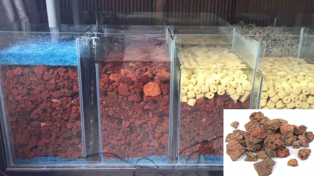 2 Kg nham thạch vật liệu lọc trong hệ thống lọc nước bể cá giúp bể cá cảnh luôn trong sạch