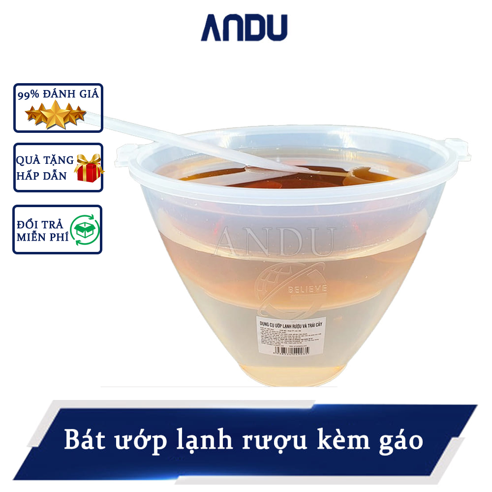Bát ướp lạnh rượi kèm gáo múc, bát đựng rượi siêu tiện lợi