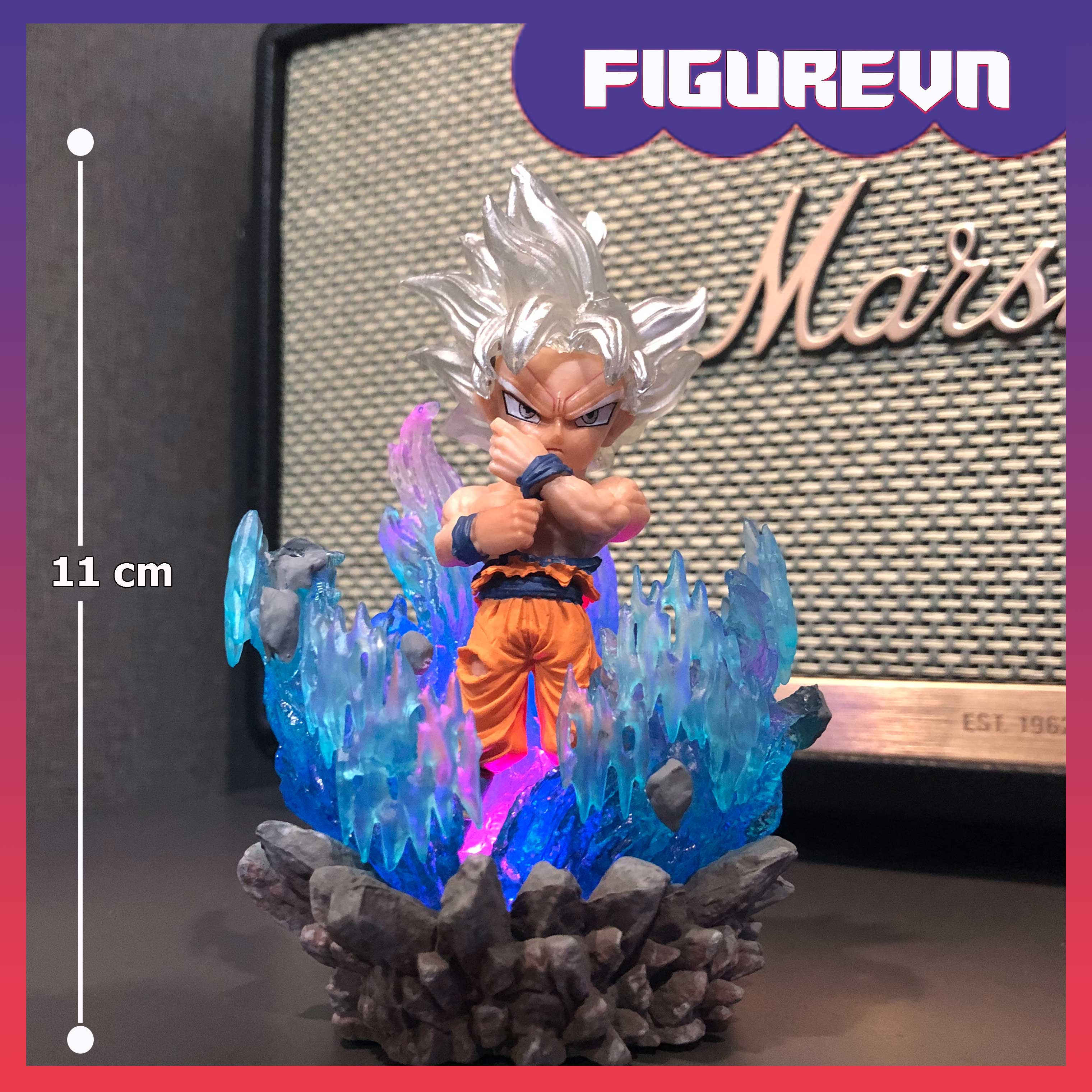 Mô hình son goku vô cực có led 11cm - dragon ball