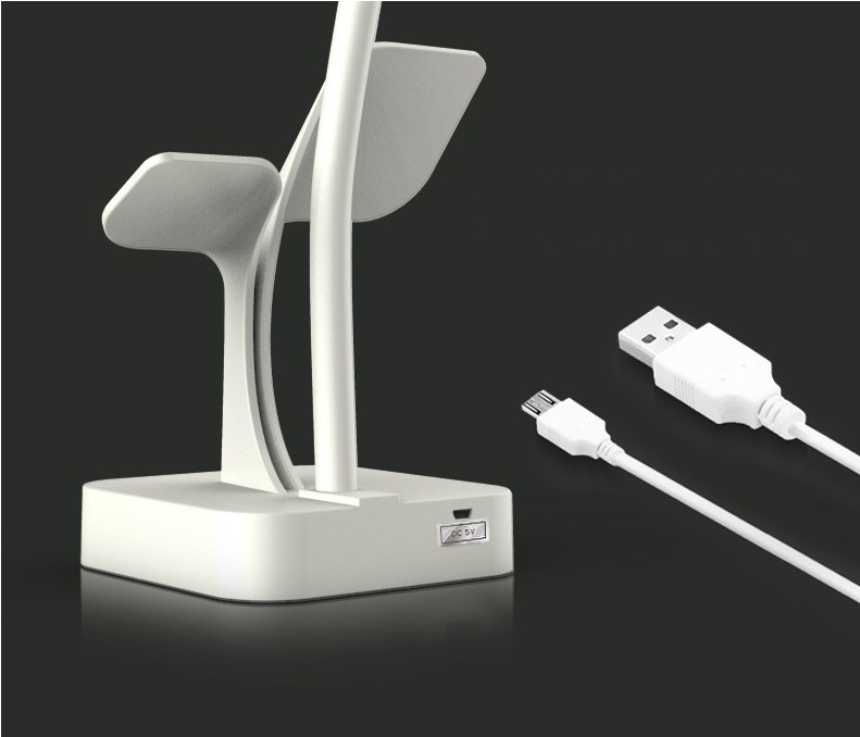 Đen Led để bàn, đèn bàn chống cận 2 nhánh cao cấp 2020