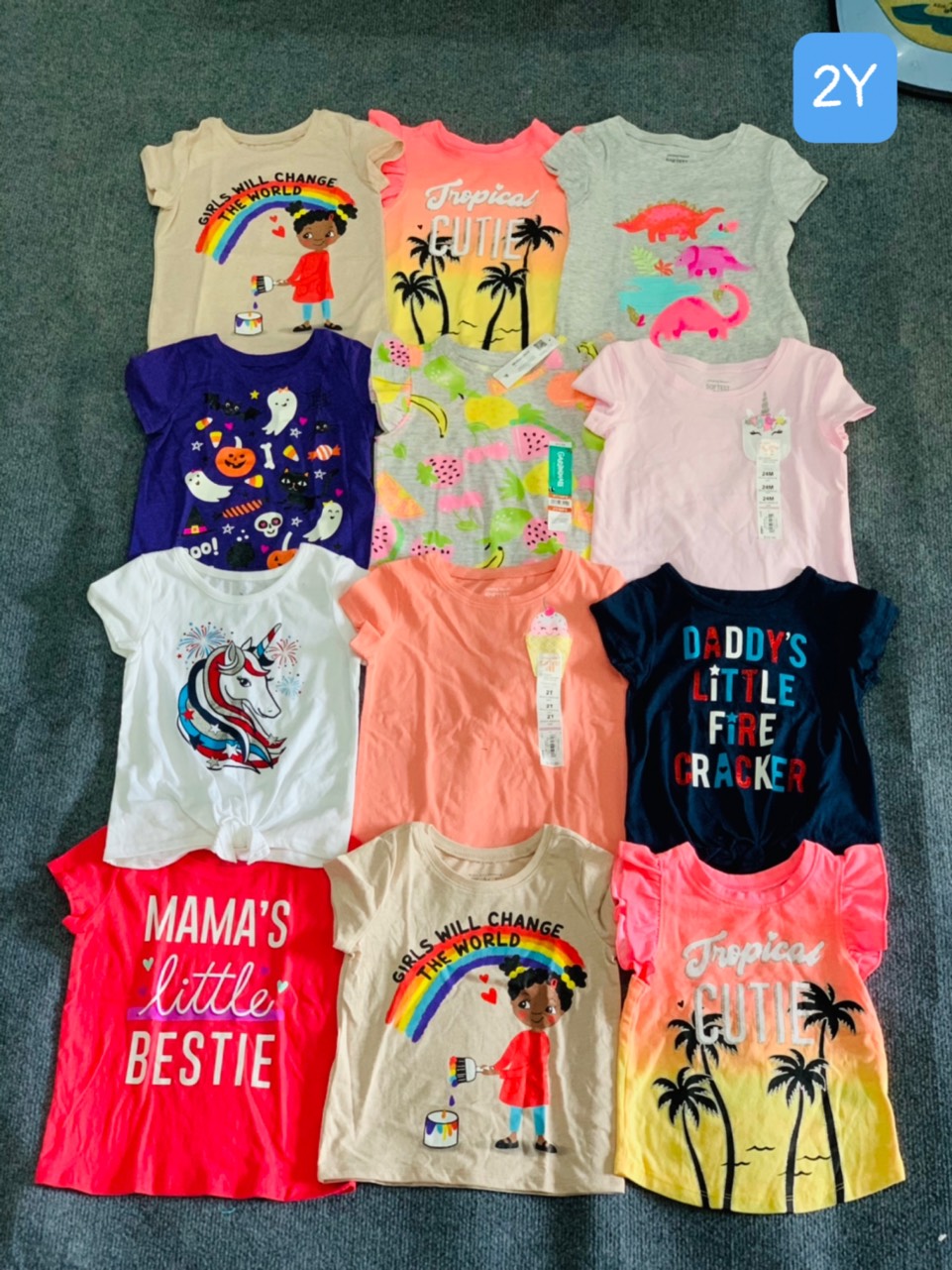 [HCM]ÁO thun 100%cotton xuất dư bé gái