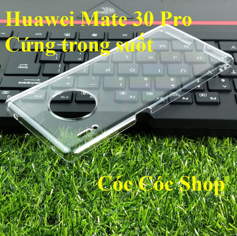 Ốp lưng huawei p30 pro/ mate 30/ mate 30 pro nhựa cứng trong suốt/ cứng nhám mờ