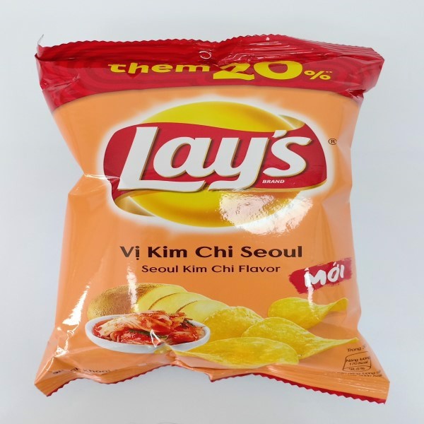 Snack lays vị kim chi seoul 35g