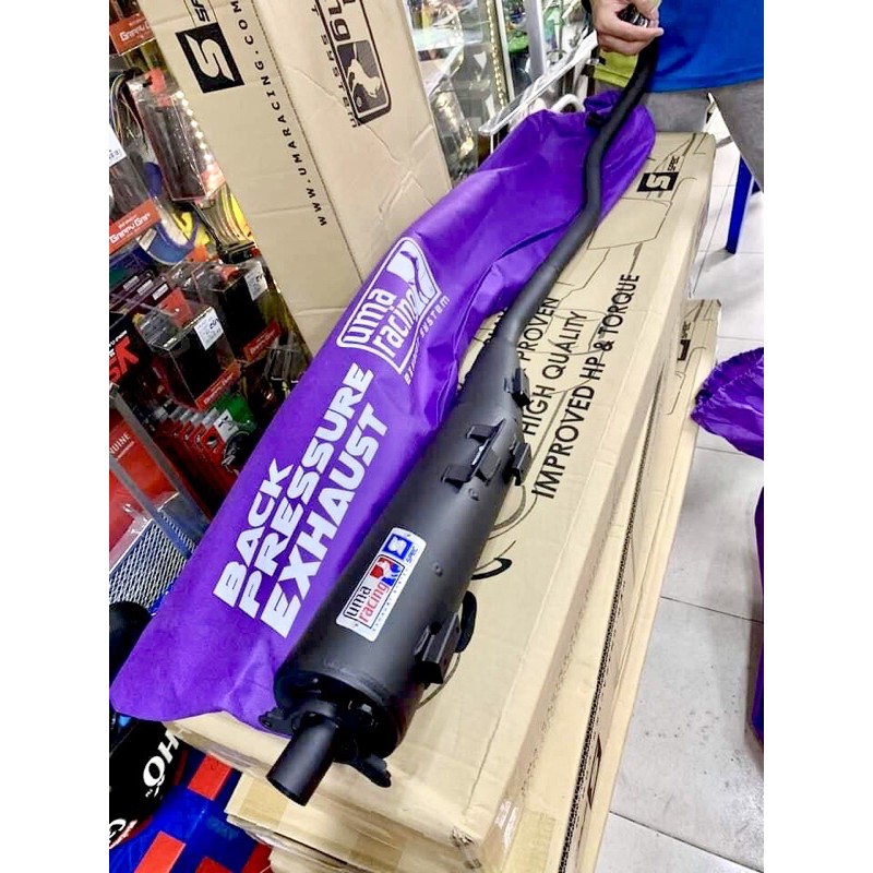 Sét pô uma v3 gắn exciter 150 chính hãng " như zin "