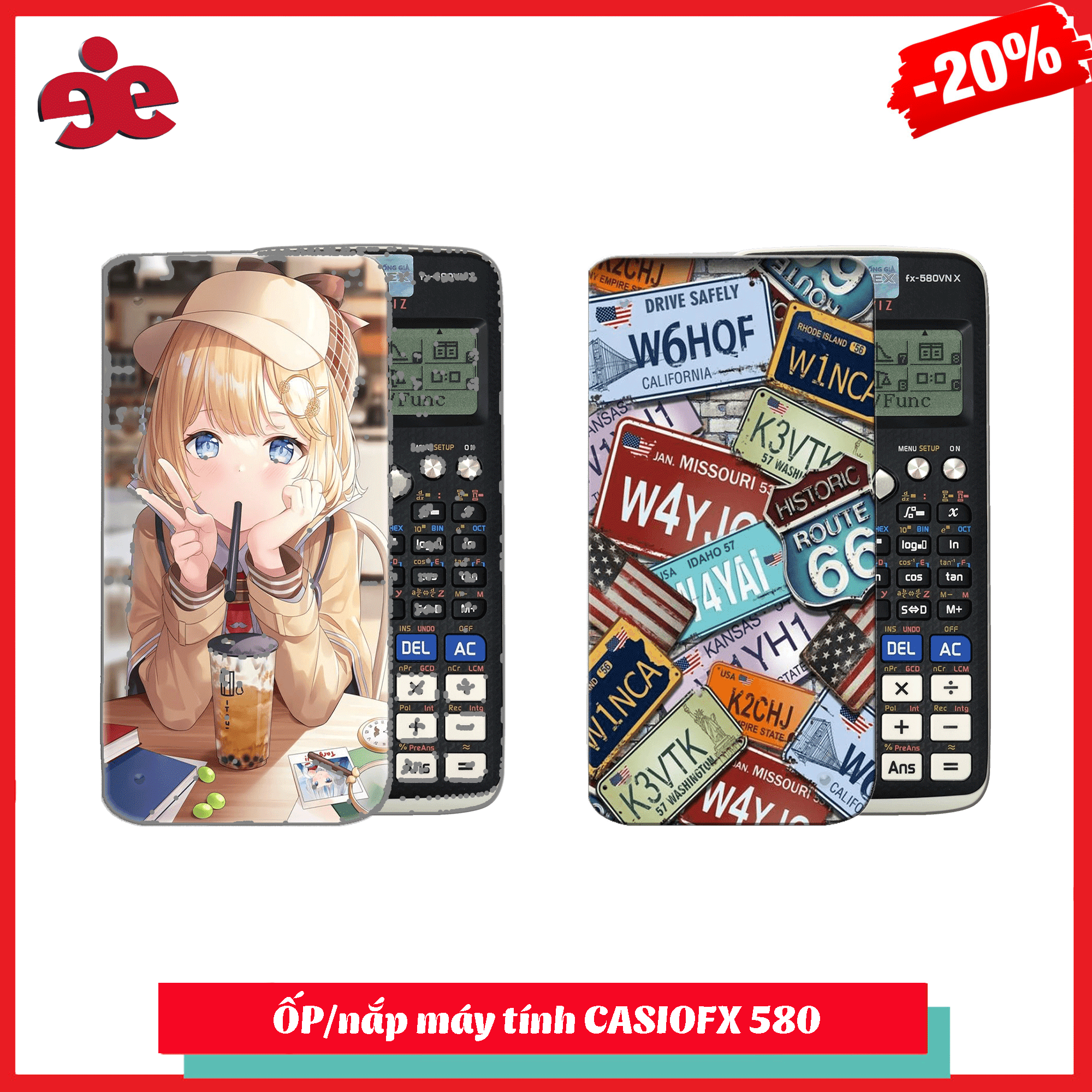 Ốp máy tính CasiFX 580 VNX