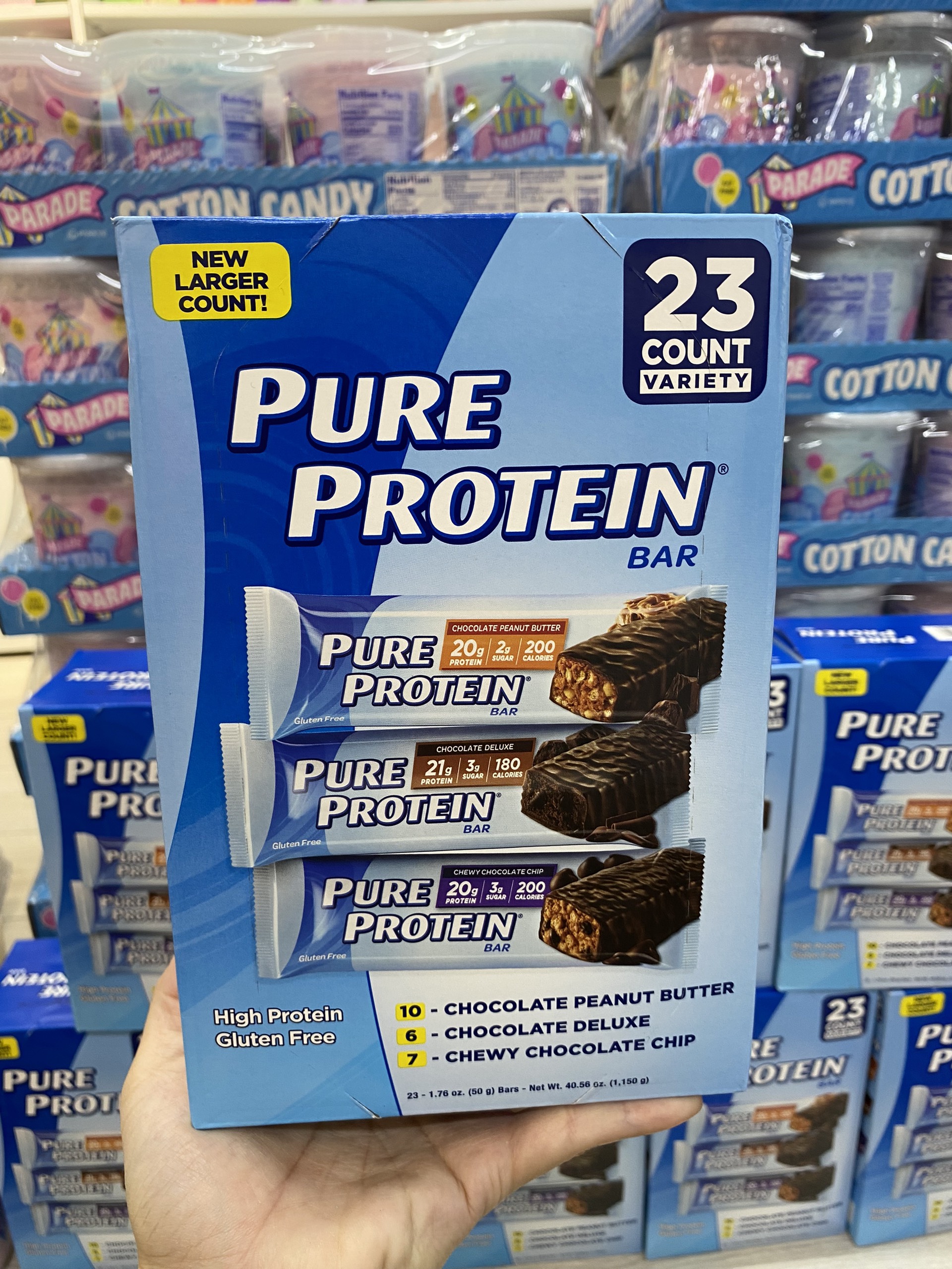 Bánh socola pure protein bar cung cấp protein 1.15g _ nhập mỹ 🗽✈️