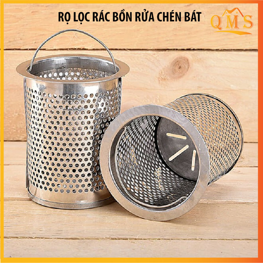 Rọ lọc rác, chặn rác inox cho bồn rửa chén bát - hàng loại dày đẹp