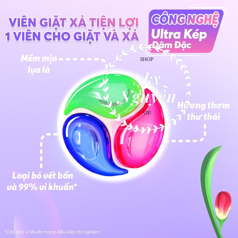 Viên Giặt Xả Maxkleen Hàng Dùng Thử