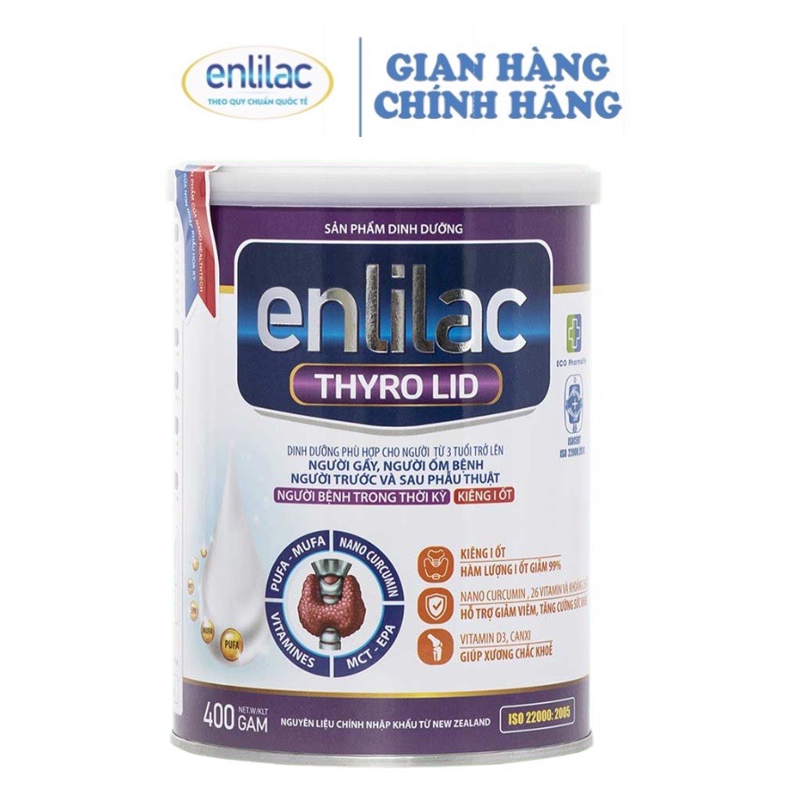 Sữa enlilac thyro lid 400g