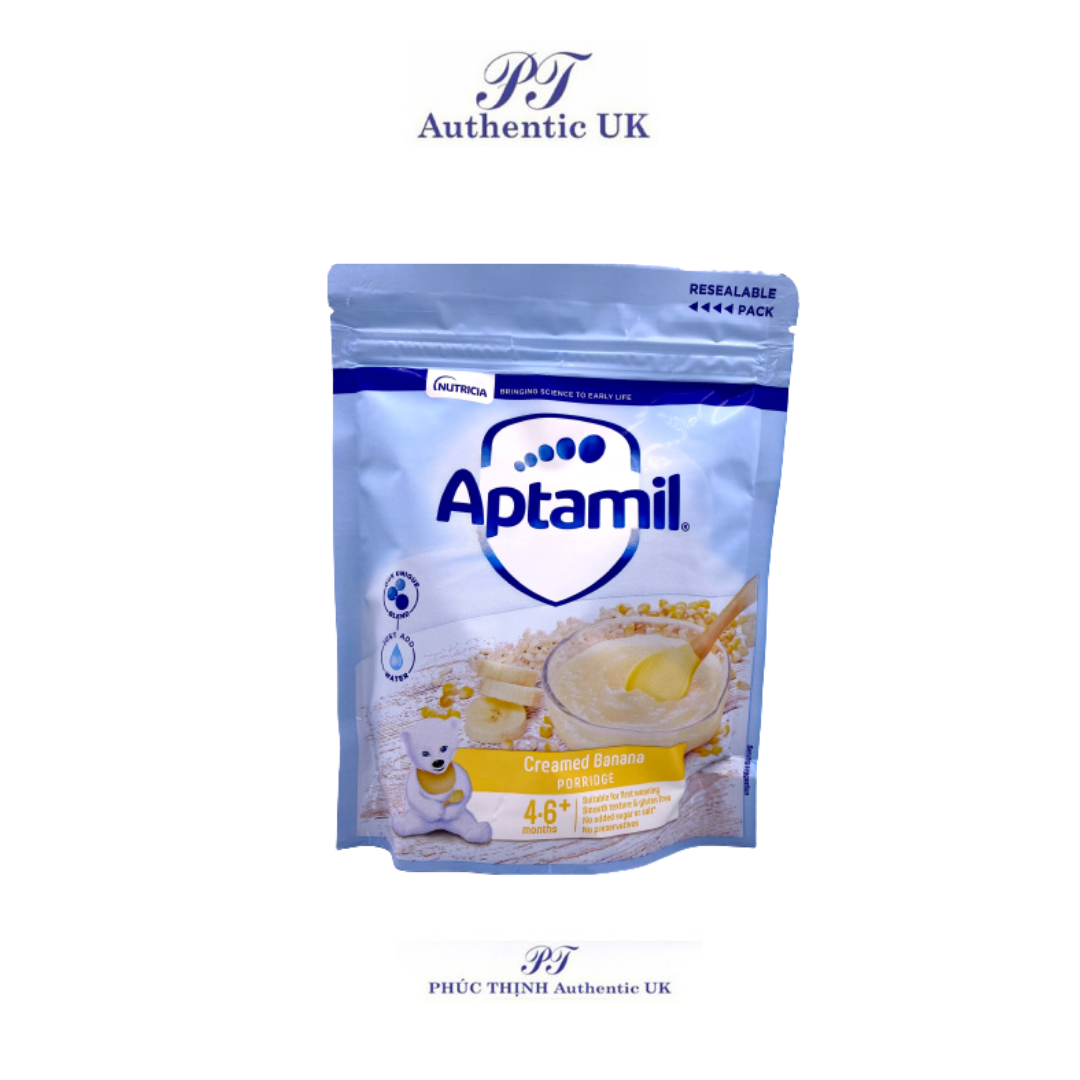 Bột ăn dặm aptamil cho bé từ 4 tháng trở lên