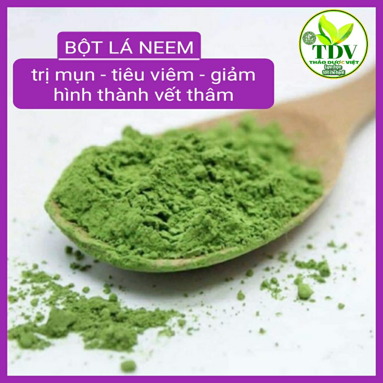 1kg Gam Bột Lá Neem Ấn Độ trắng da, hết thêm, giảm mụn