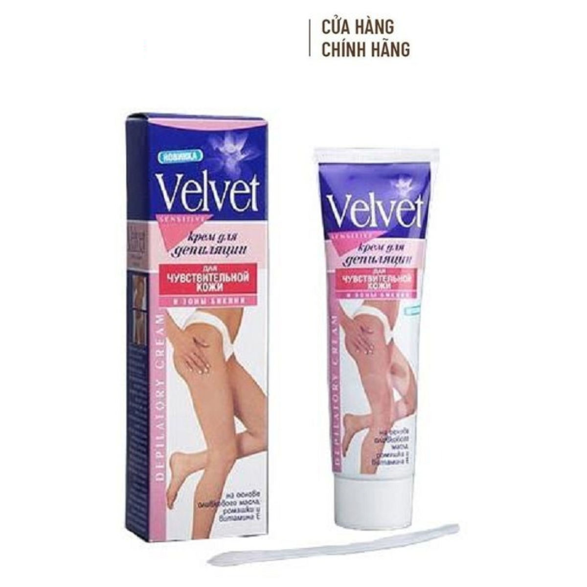 Kem tẩy Lông Velvet Sensitive của Nga 100ml